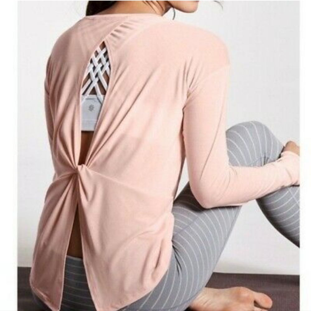 Athleta Essence Twist Back Shirt